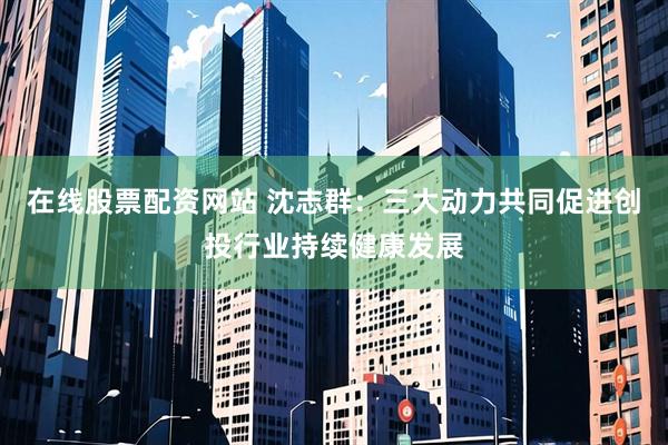 在线股票配资网站 沈志群：三大动力共同促进创投行业持续健康发展